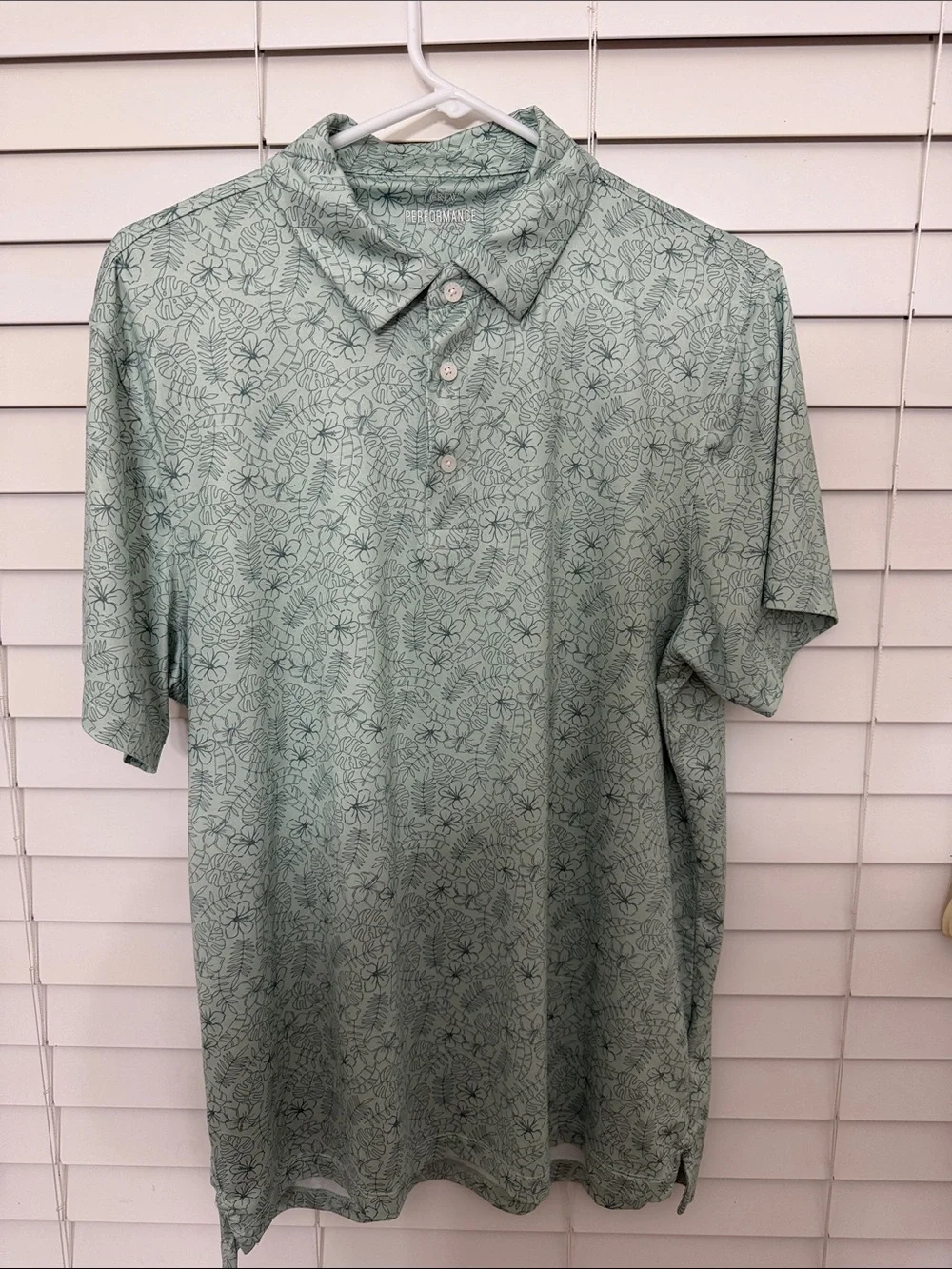 J Crew Mens Performance Polo Size Large